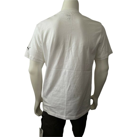 Men’s T-Shirt PUMA OFF SET TEE White #TD31748 Short Sleeve,Crew Neck Size L - Picture 4 of 11